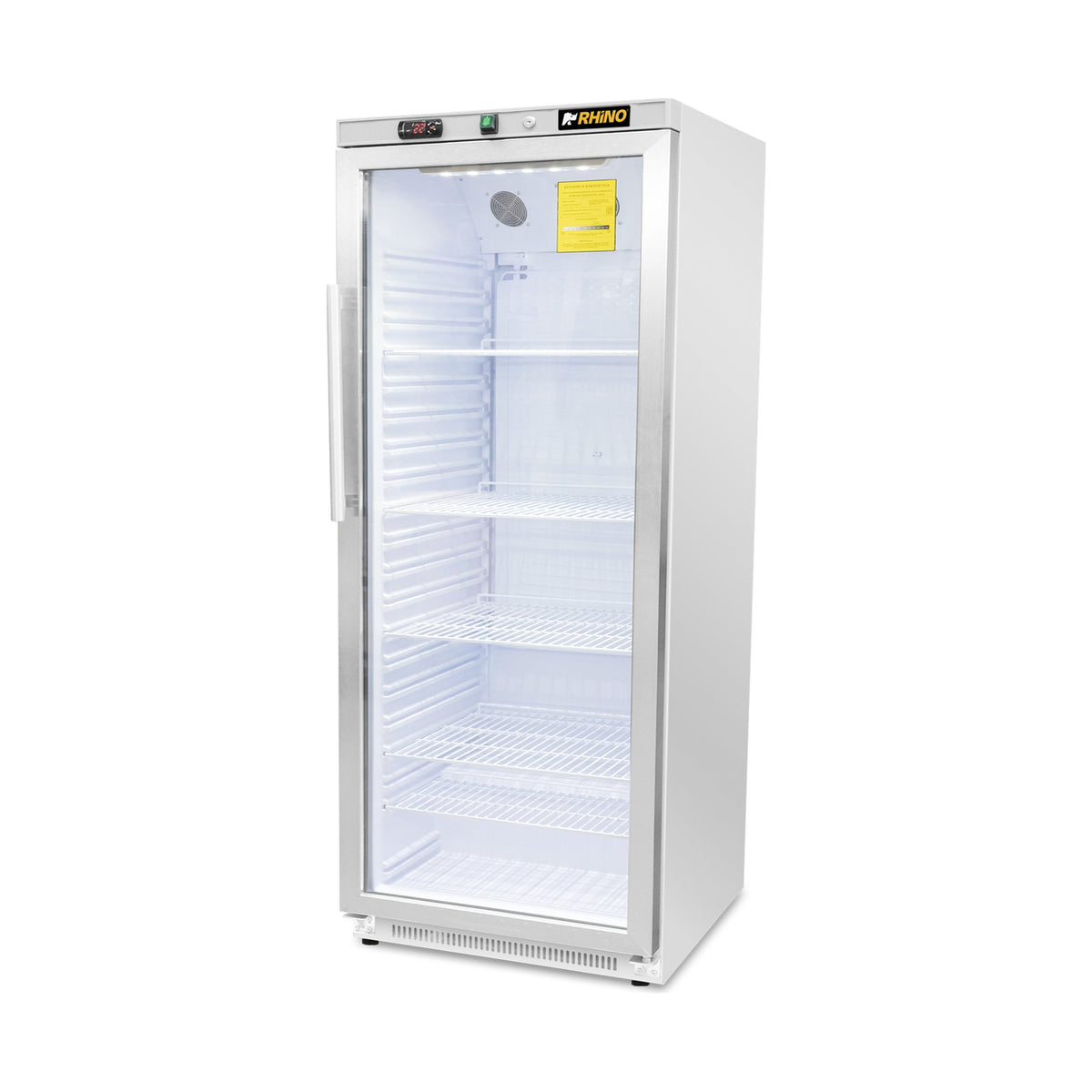 Refrigerador Vertical Puerta de Cristal Rhino REVEAB-19C · vista 2