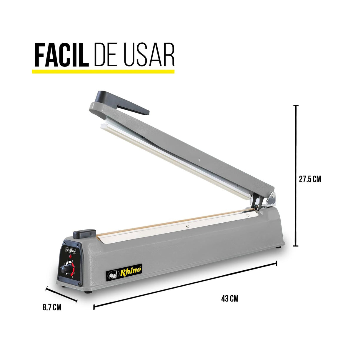Selladora de Impulso 400 W Rhino SELIM-300 · vista 3