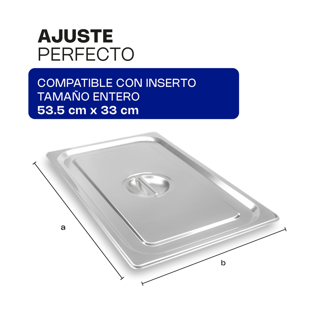 Tapa para Inserto de Acero Inoxidable Caledonia · Entero · vista 3
