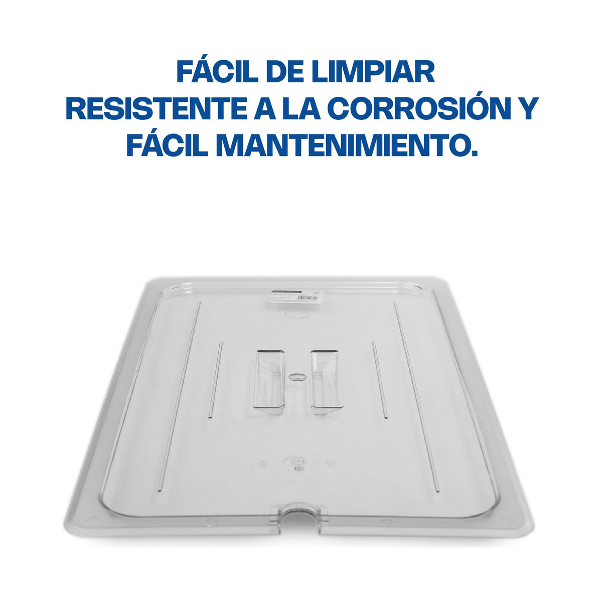 Tapa Ranurada para Inserto de Policarbonato Caledonia · Entero · vista 3