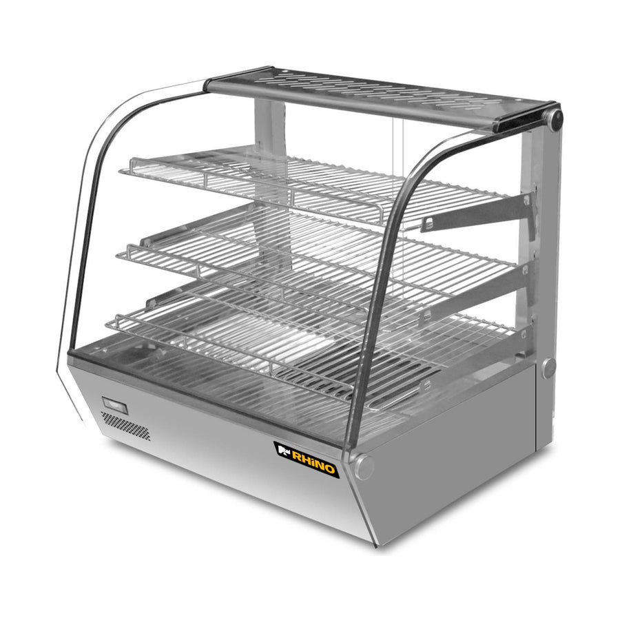Vitrina Caliente sobre Mostrador 160L Rhino VICAMO-160L