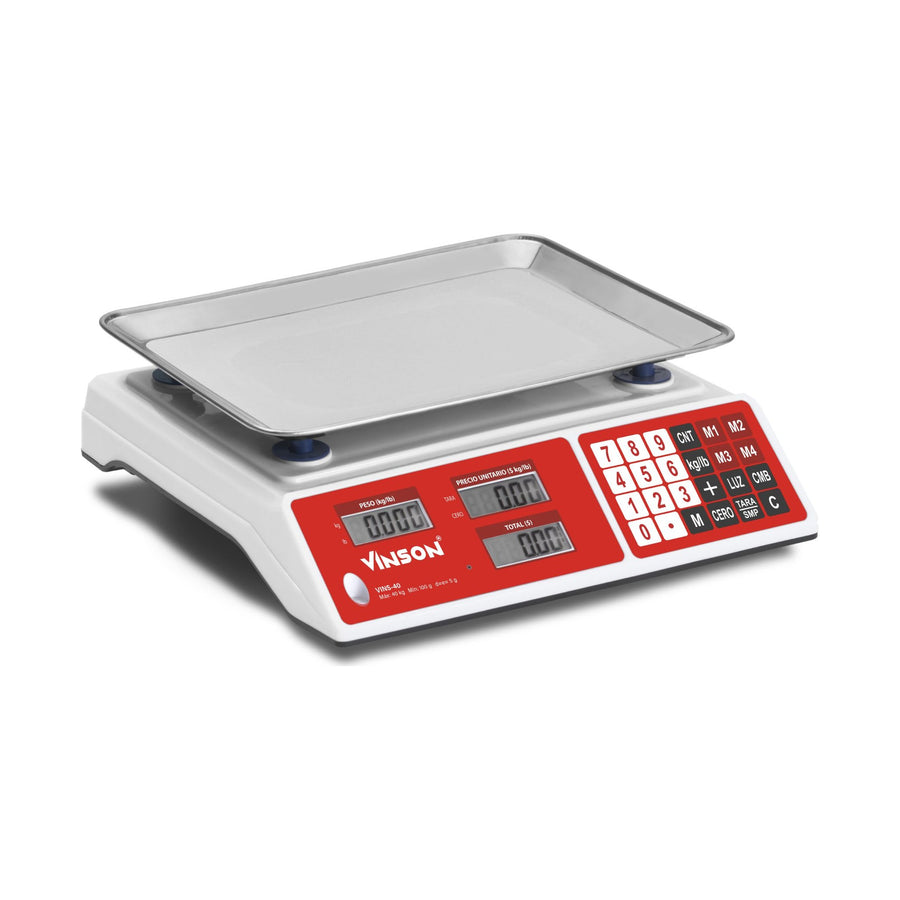 Báscula Electrónica Multifunciones 40 kg Vinson VINS-40