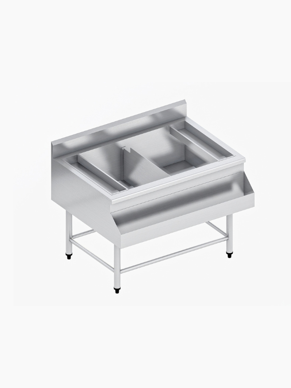 Unidad Coctelera en Acero Inoxidable sin Tarja (100x70 x 75 cm) UST-1