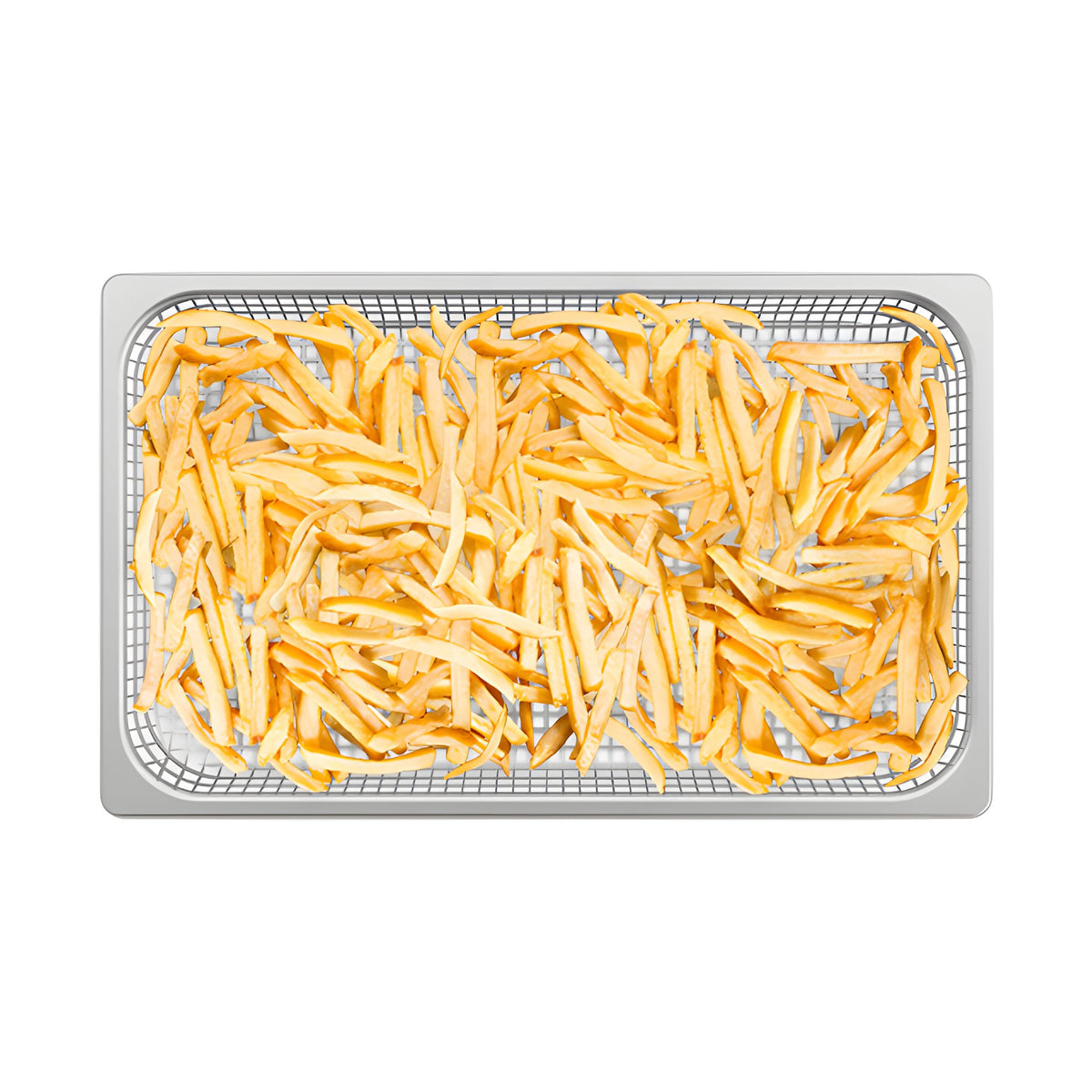 Charola Perforada de Acero Inoxidable para Papas Fritas GN 1/1 Unox Potato.Fry GRP817 · vista 2
