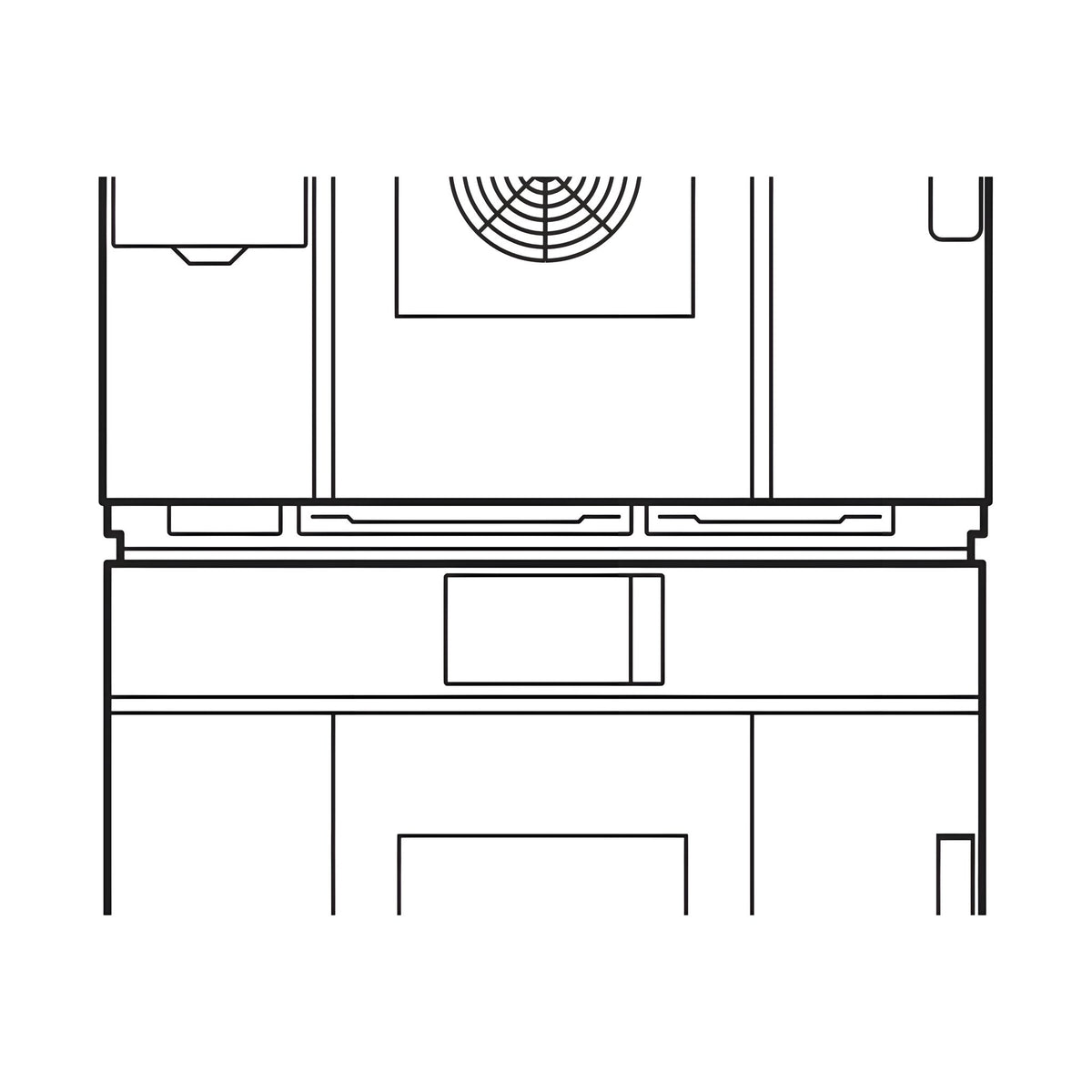 Kit de Superposición Evereo 600-X bajo Horno Cheftop-X Unox XEEQA-0011-E