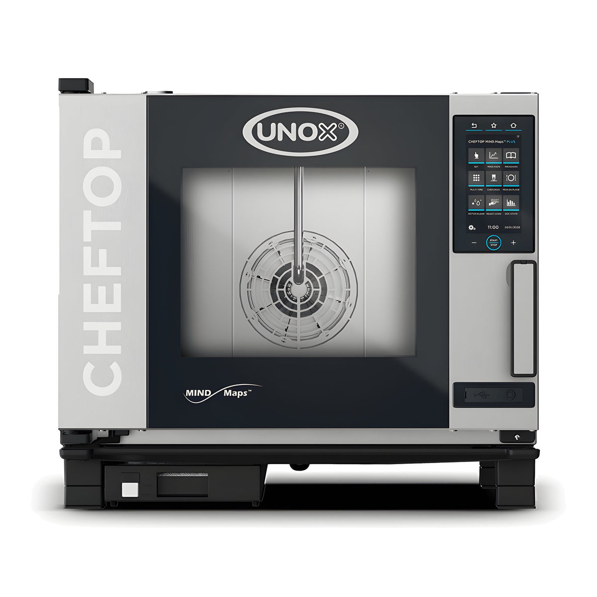 Horno Combi a Gas 5 Charolas GN 1/1 Unox Cheftop Mind.Maps Plus XEVC-0511-GPRM-MS