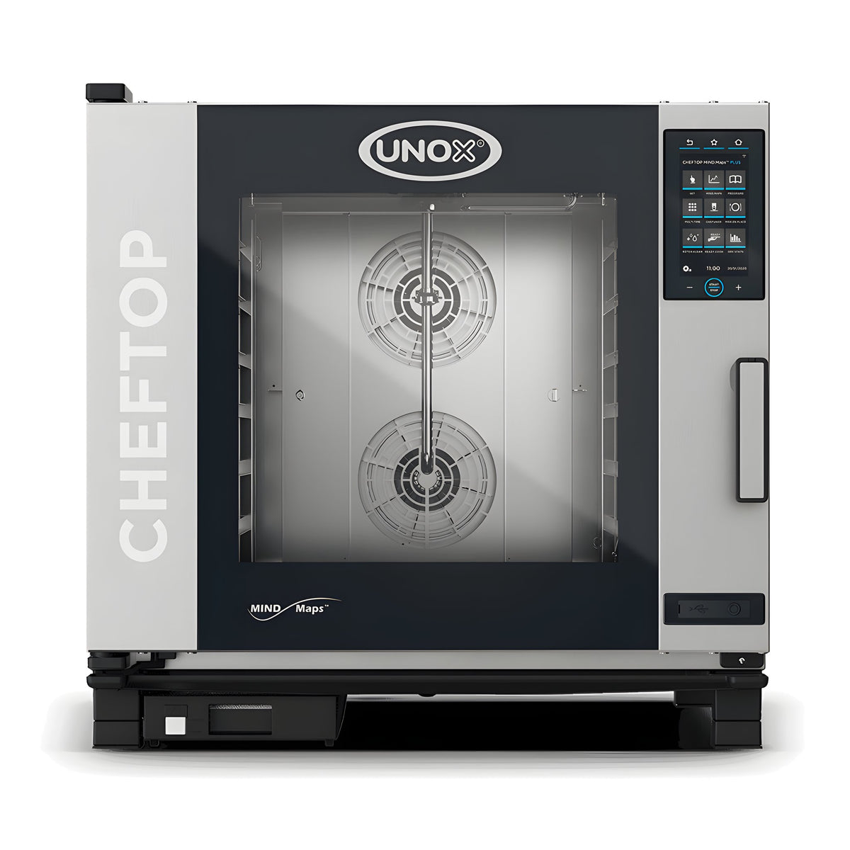 Horno Combi Eléctrico 6 Charolas GN 2/1 Unox Cheftop Mind.Maps Plus XEVC-0621-EPRM-CM