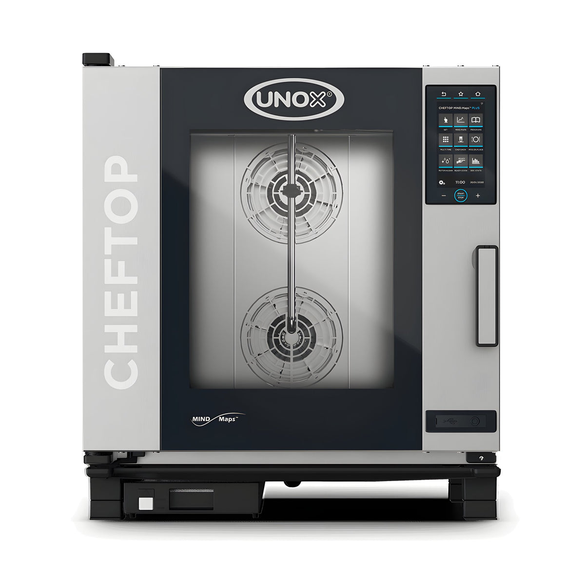 Horno Combi Eléctrico 7 Charolas GN 1/1 Unox Cheftop Mind.Maps Plus XEVC-0711-EPRM-CM