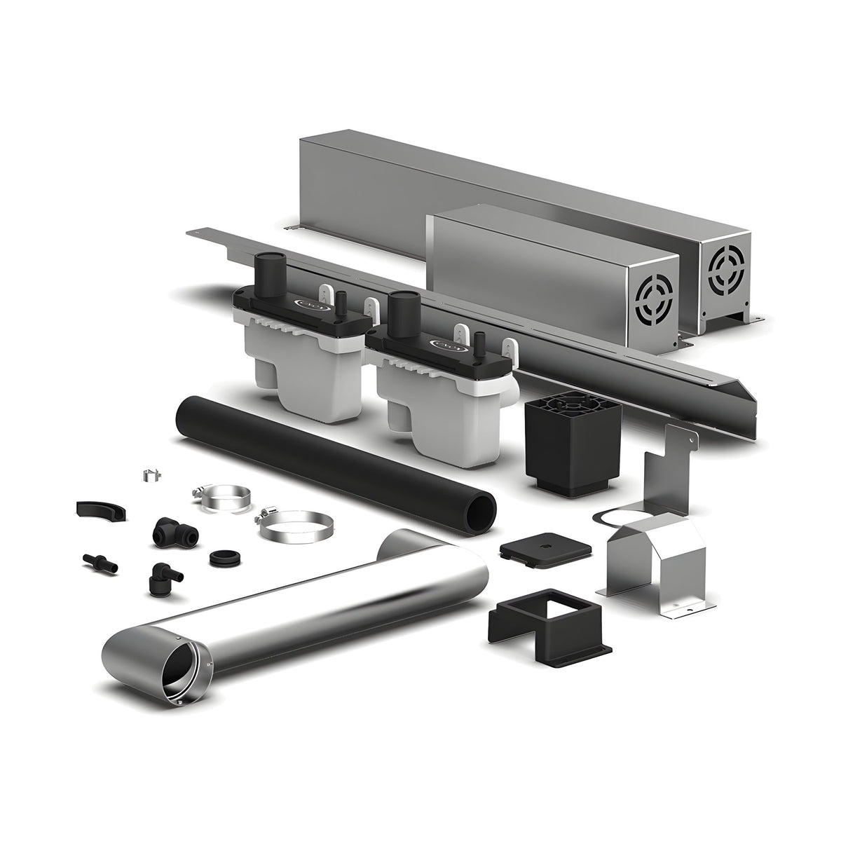 Kit de Superposición para Dos Hornos de Gas Cheftop Countertop Unox XEVQC-0011-G