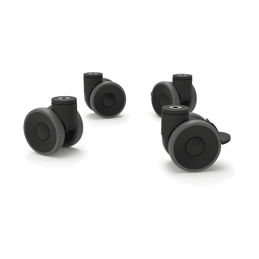 Kit de 4 Ruedas con Cadena de Seguridad Unox XUC012