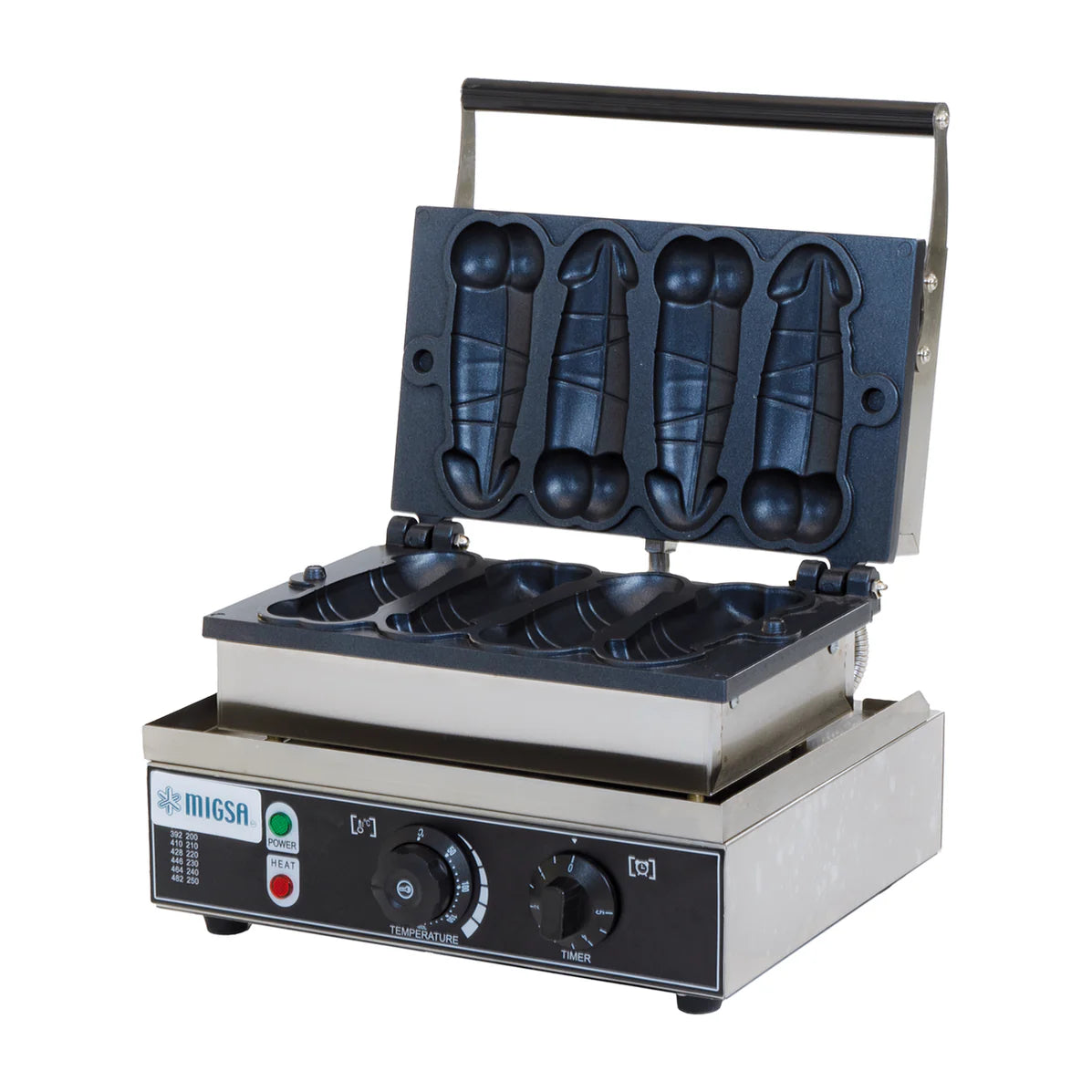 WDR-4 MIGSA Wafflera con forma de Pene