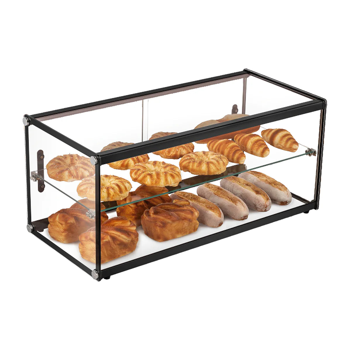 ZW-120 MIGSA VITRINA EXHIBIDORA NEUTRA CRISTAL RECTO DE 120 LITROS