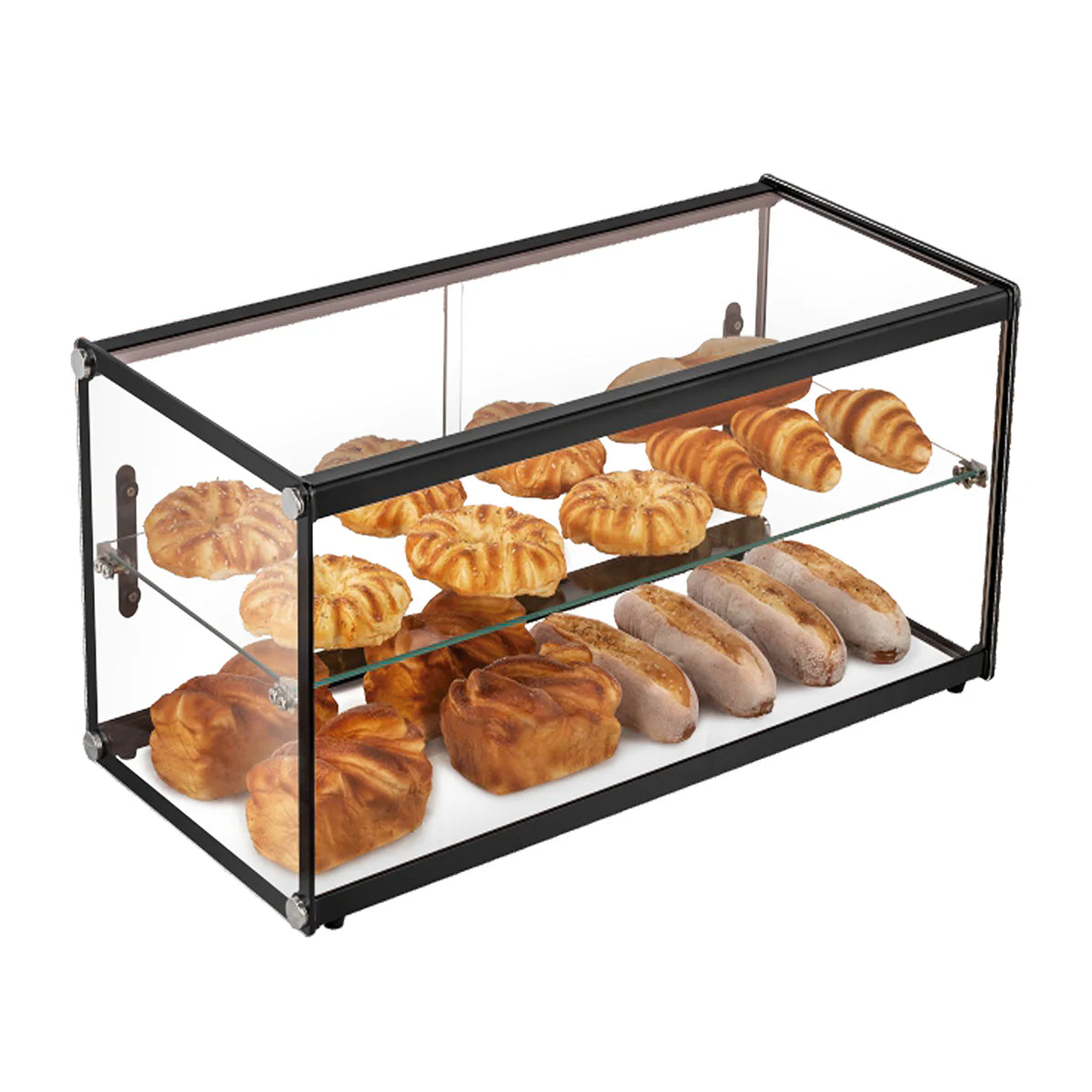 ZW-90 MIGSA VITRINA EXHIBIDORA NEUTRA CRISTAL RECTO DE 90 LITROS