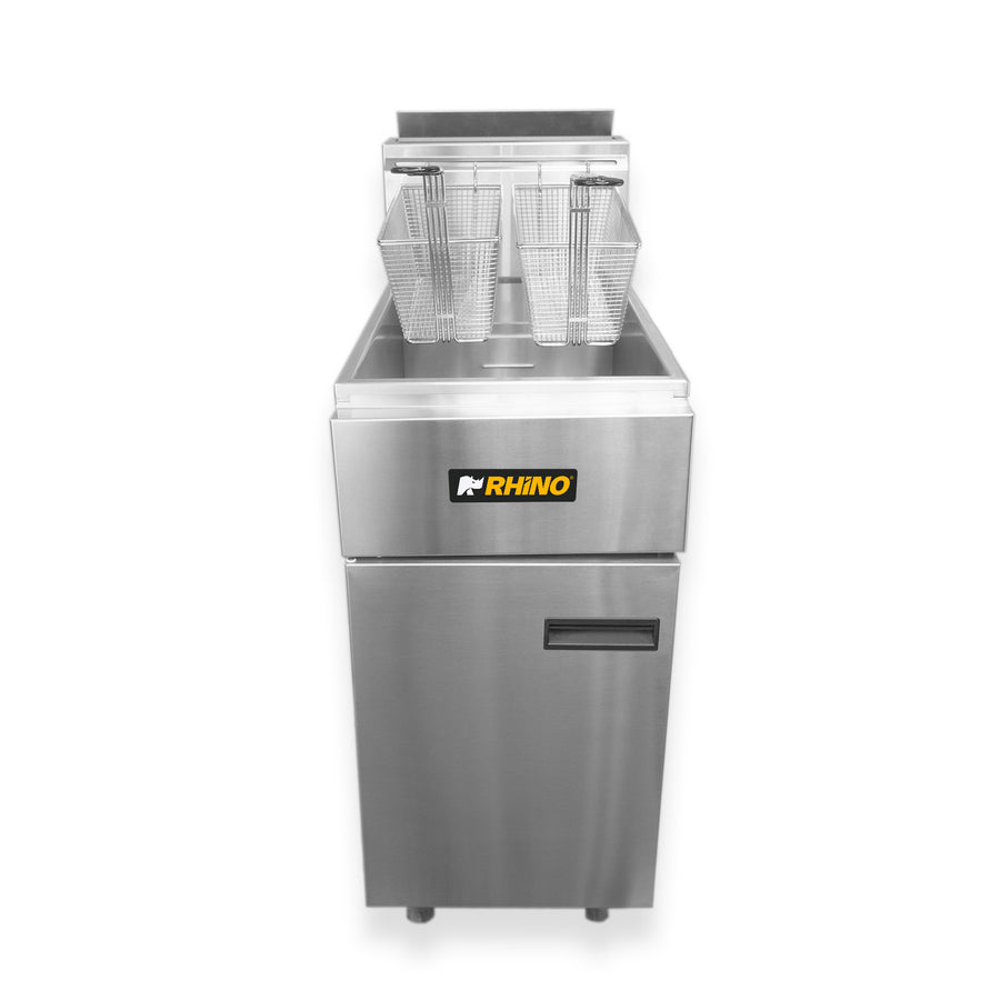Rhino FREI-24LP Freidora De Gas Lp 24 L