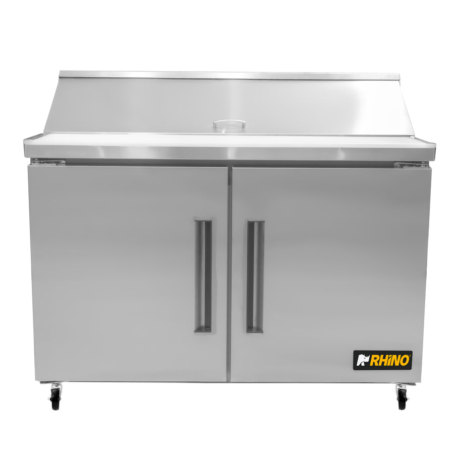 Mesa Refrigerada de Preparación 13.3 Pies Rhino MERSAL-48