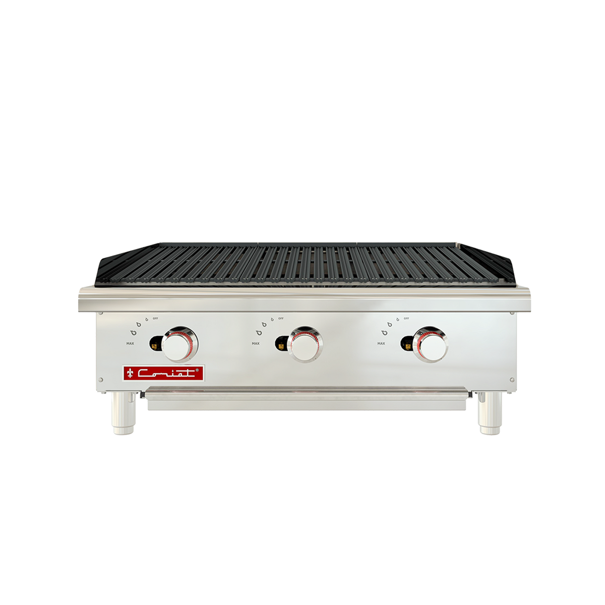 Asador a Gas 3 Quemadores, 3 Parrillas Reversibles Coriat ACV-3 MASTER DE MESA