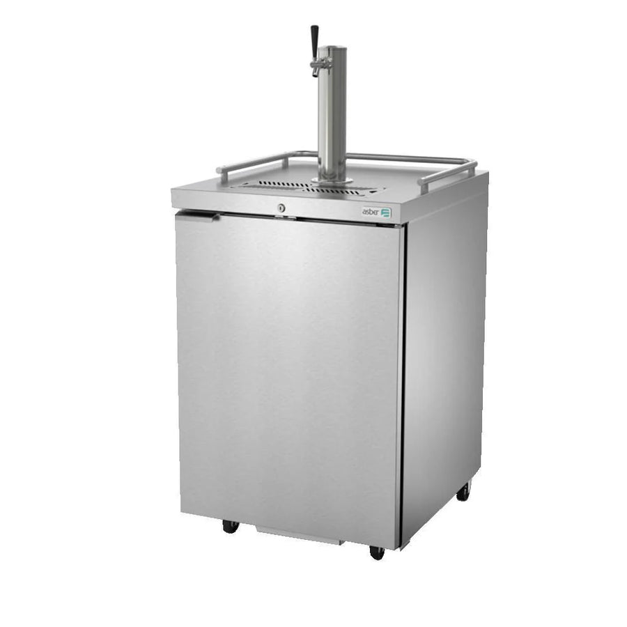 Dispensador de Cerveza 1 Puerta Acero Inoxidable Asber ADDC-23-S-HC