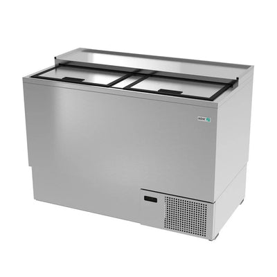 Asber AGF-50-S HC Congelador Glass Froster de 2 Puertas Solidas Corredizas Acero Inoxidable