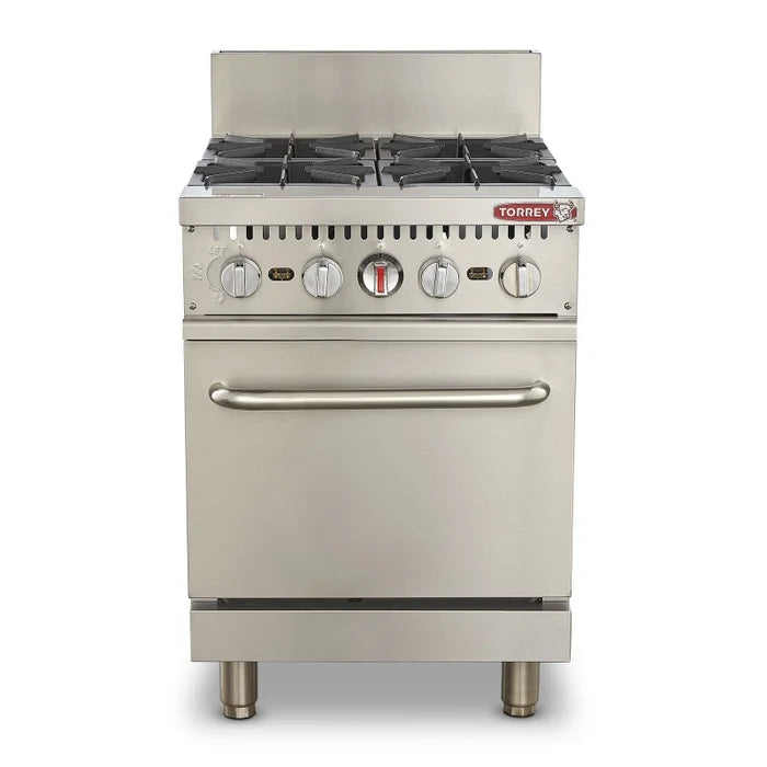 Estufa a Gas 4 Quemadores y Horno Torrey EST-4QH