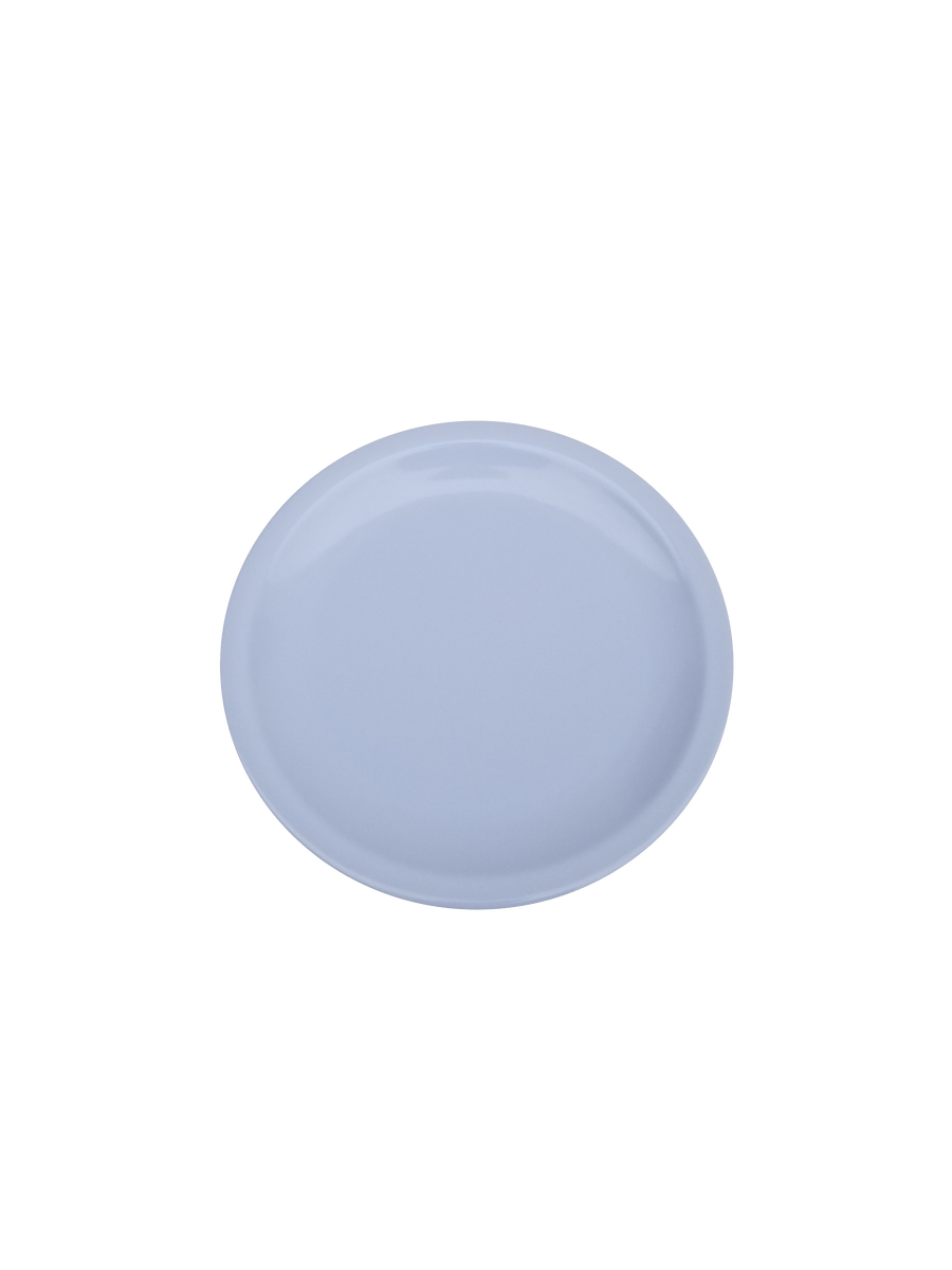 Plato Redondo de Melamina Concassé 20 cm Blanco #Color_Blanco