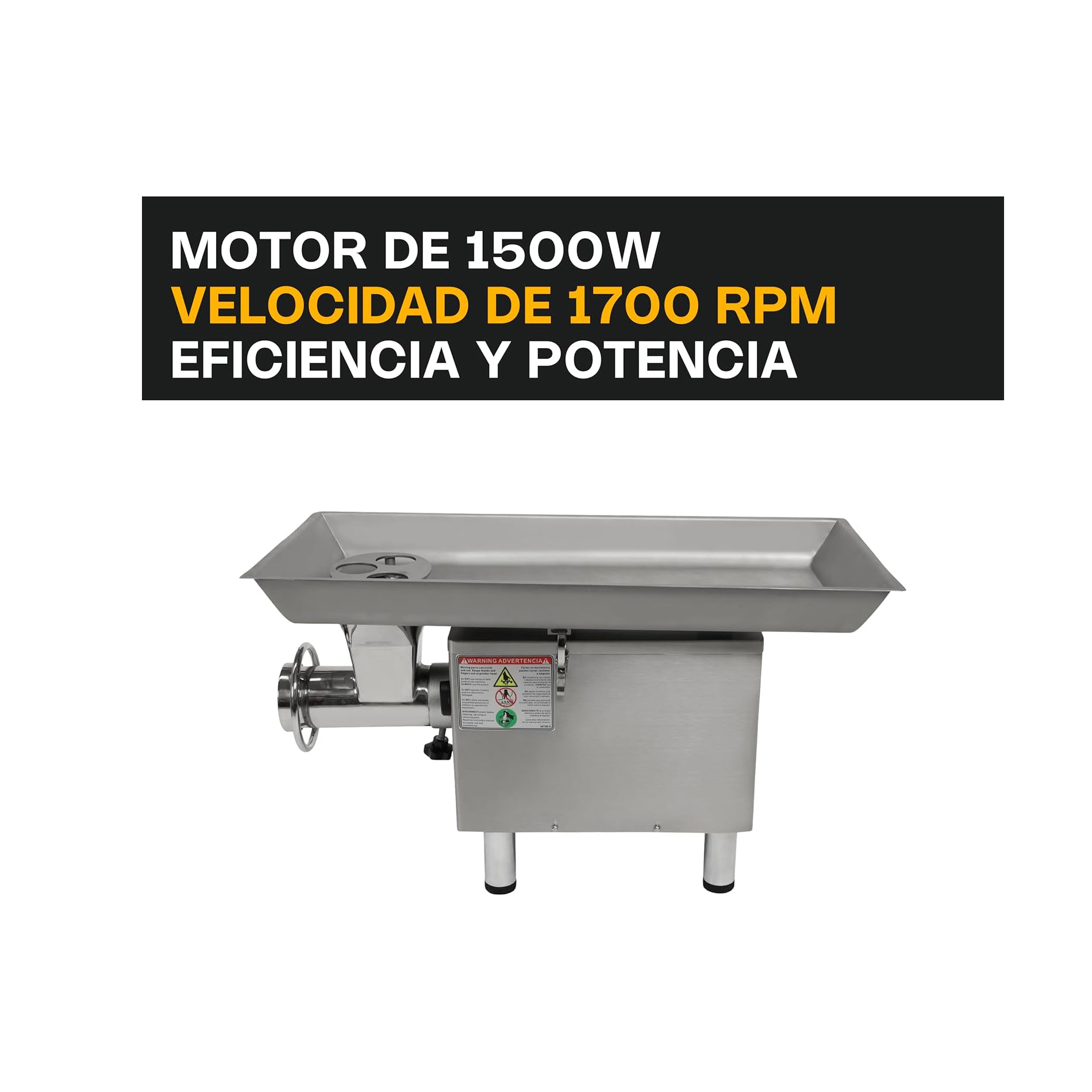 Rhino MOLEM-22M2 Molino Embutidor 2 Hp