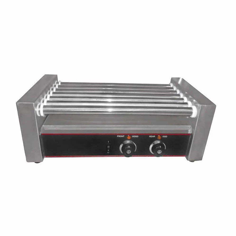 Migsa HD-G7 Asador Electronico Para 18 Salchichas Con 7 Rodillos Giratorios 590W 120V