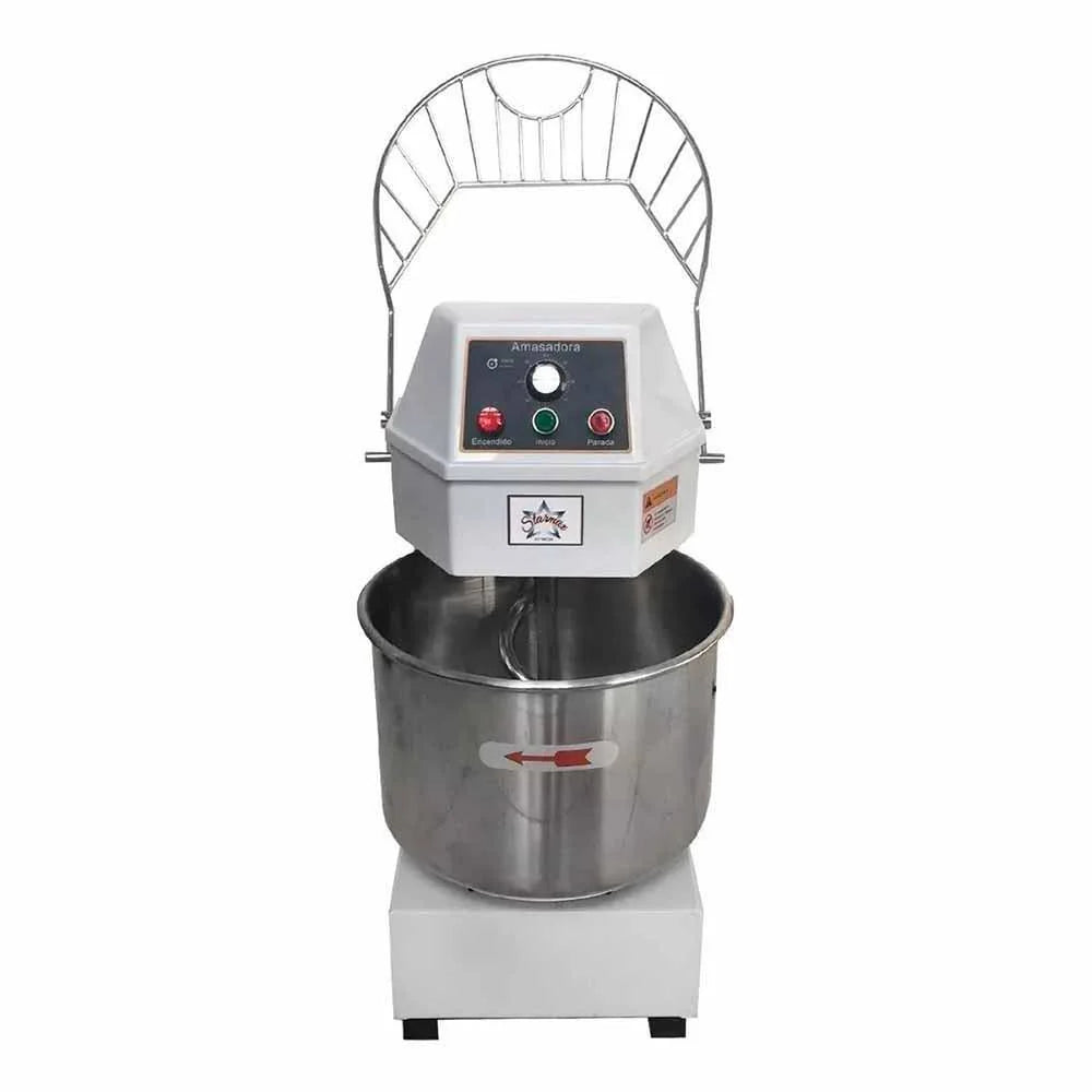 MIGSA HD-40A/110 | Amasadora 40 Lts Doble giro Transmision de Banda | 2 Velocidades | Tazón Acero Inoxidable | Masa Pizza, panificacion