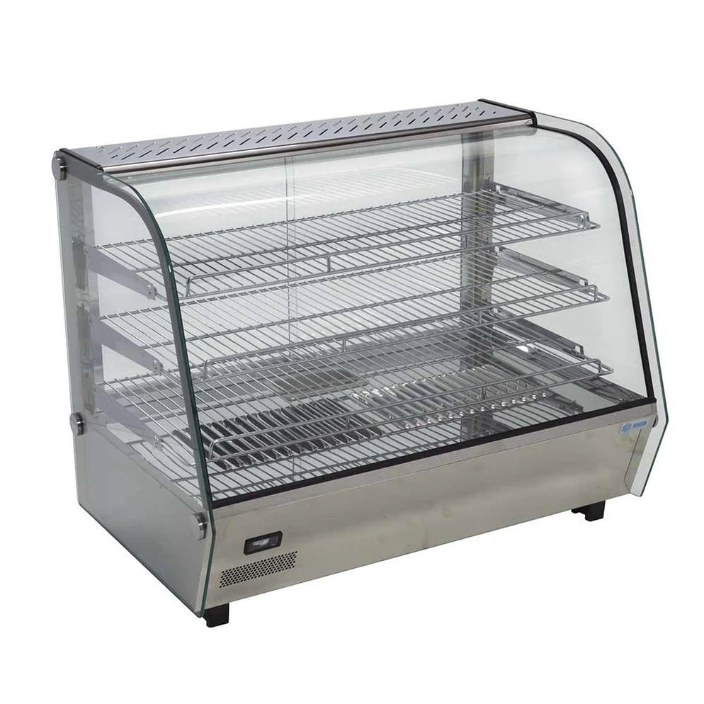 RTR-160L MIGSA VITRINA CALIENTE SOBRE MOSTRADOR DE 90 CM DE FRENTE