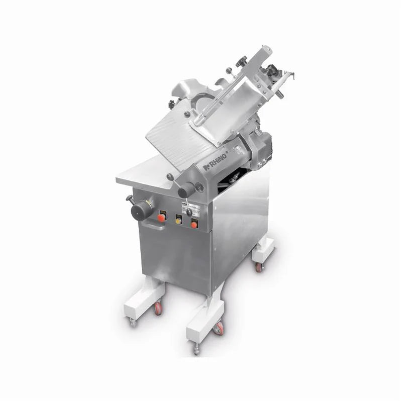 Rhino REBAC-363 Rebanadora Automática para Carne Semi Congelada 30 Kg 1 Hp 110V
