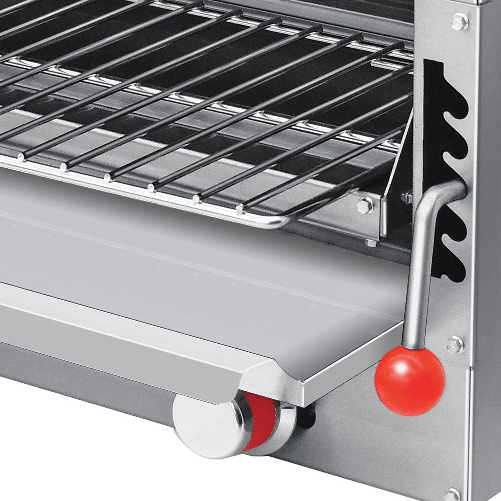 Salamandra Eléctrica 2 Resistencias 1,950 W C/U, 220V, Capacidad 2 Platillos Coriat SC-31.5-G-E MASTER
