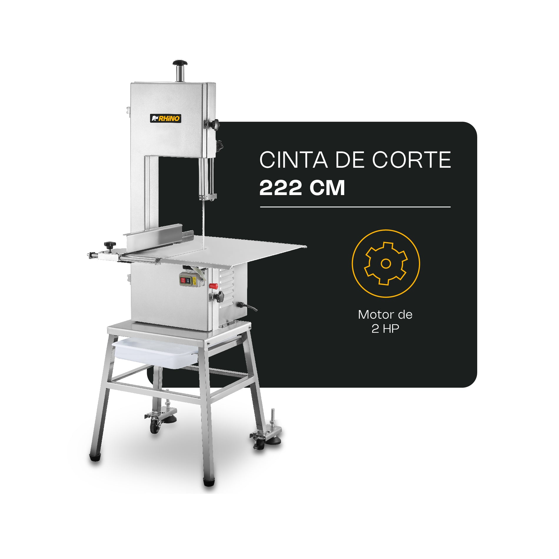 Rhino SICA-222 Sierra Carnicera 2 HP
