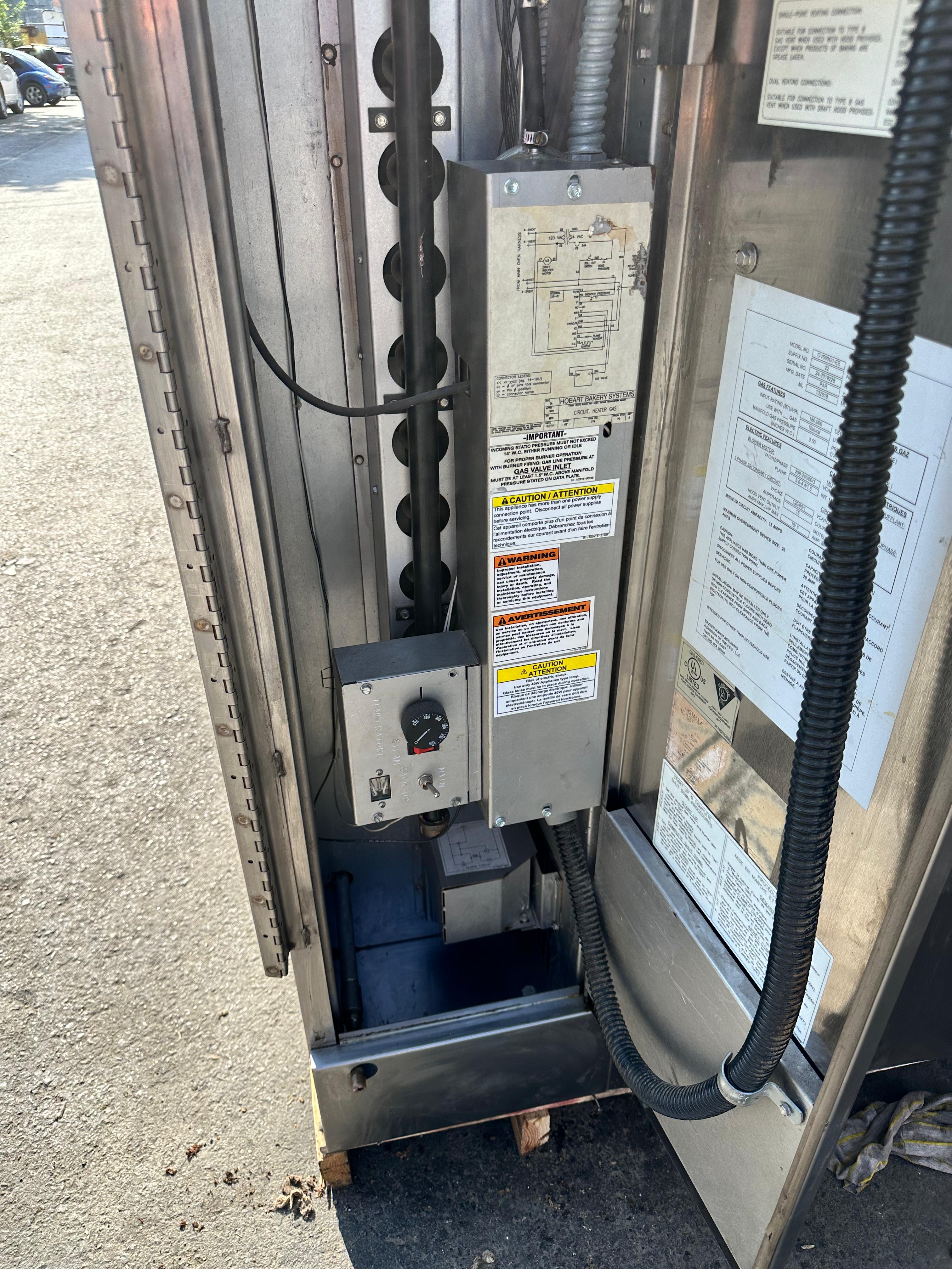 Horno Panadero 18 Charolas Giratorio Baxter OV500G1-EE (Reacondicionado)