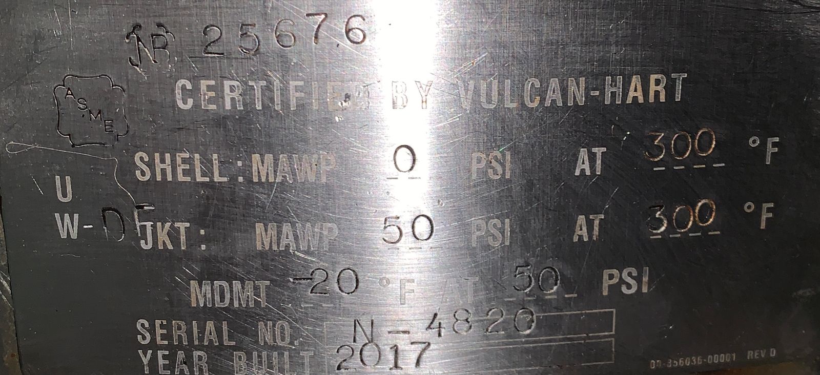 Marmita de Volteo Automatica/Manual Vulcan K40GLT 40 Galones (Seminuevo)