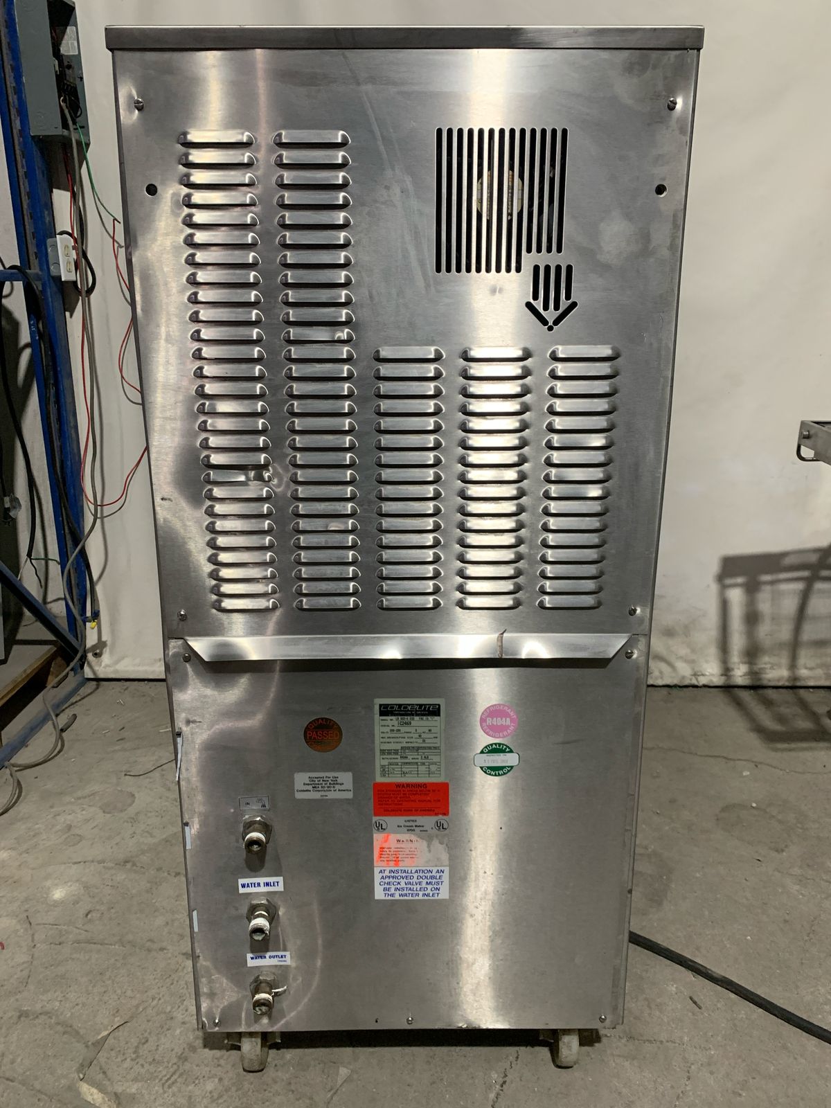 Maquina de Helado Duro/Gelato Carpigiani LB502 G (trifásica) (enfriamiento por agua) (Reacondicionado)