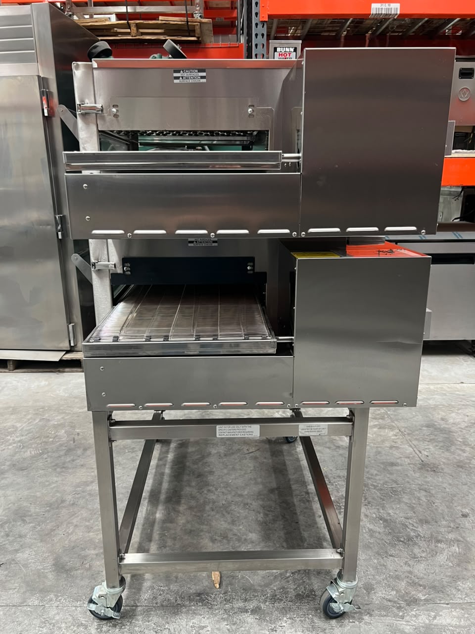 Horno Doble de Banda 18 Pulgadas Lincoln 1132-000-u-kf040 (Seminuevo) (Sin Uso)
