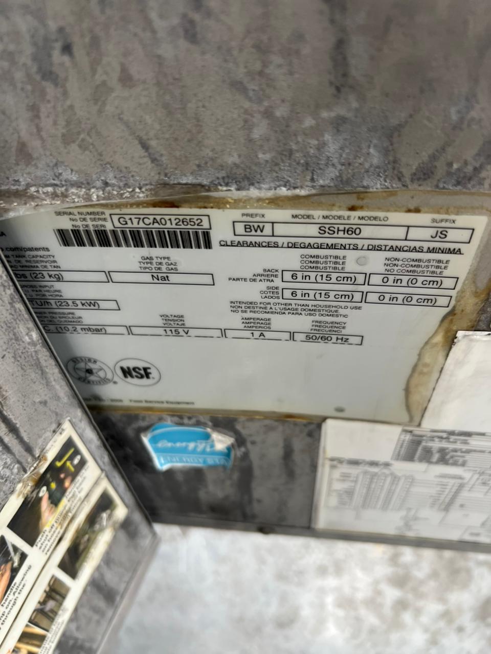 Freidora 3 Tinas Pitco SSH60 (Reacondicionado)