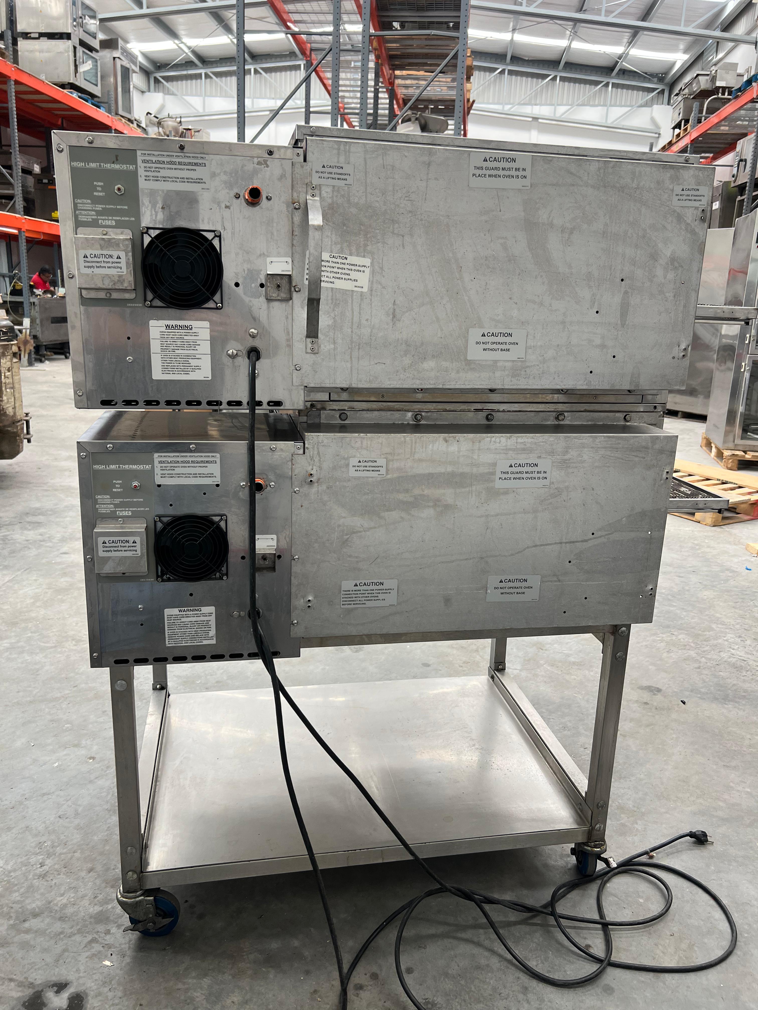 Horno Doble de Banda 18 Pulgadas Lincoln 1116-000-A (Reacondicionado)