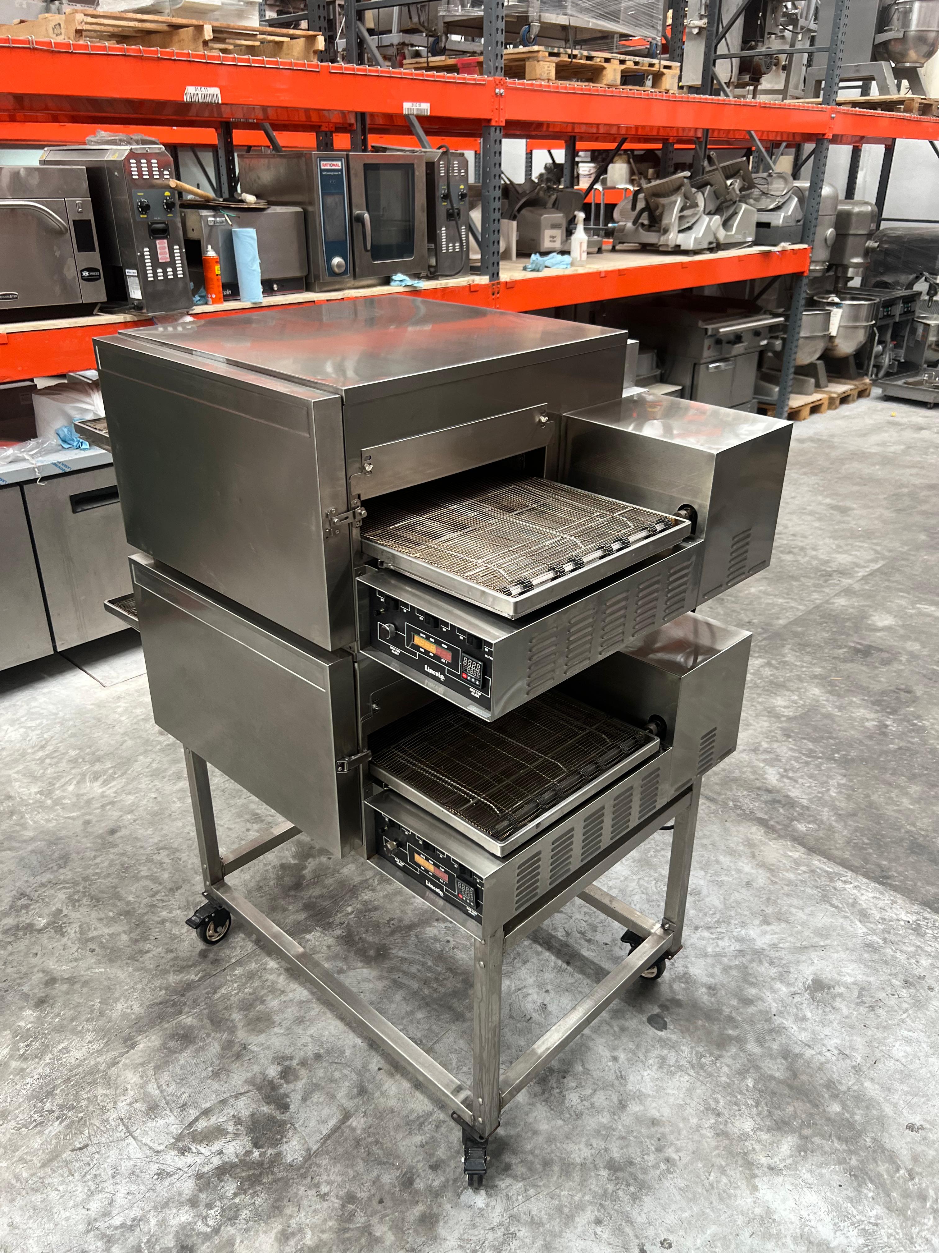 Horno Doble de Banda 18 Pulgadas Lincoln 1116-000-A (Reacondicionado)