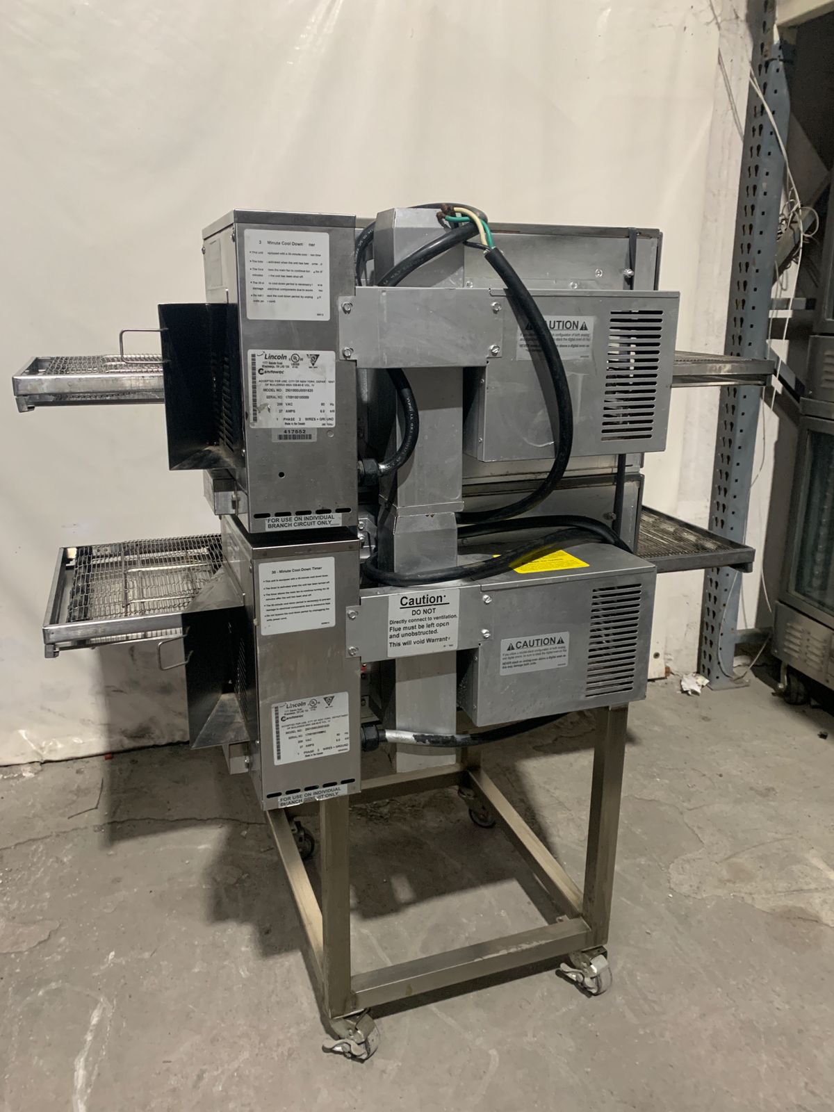 Horno de Banda Doble eléctrico 16 Pulgadas Lincoln 2501 (Seminuevo)