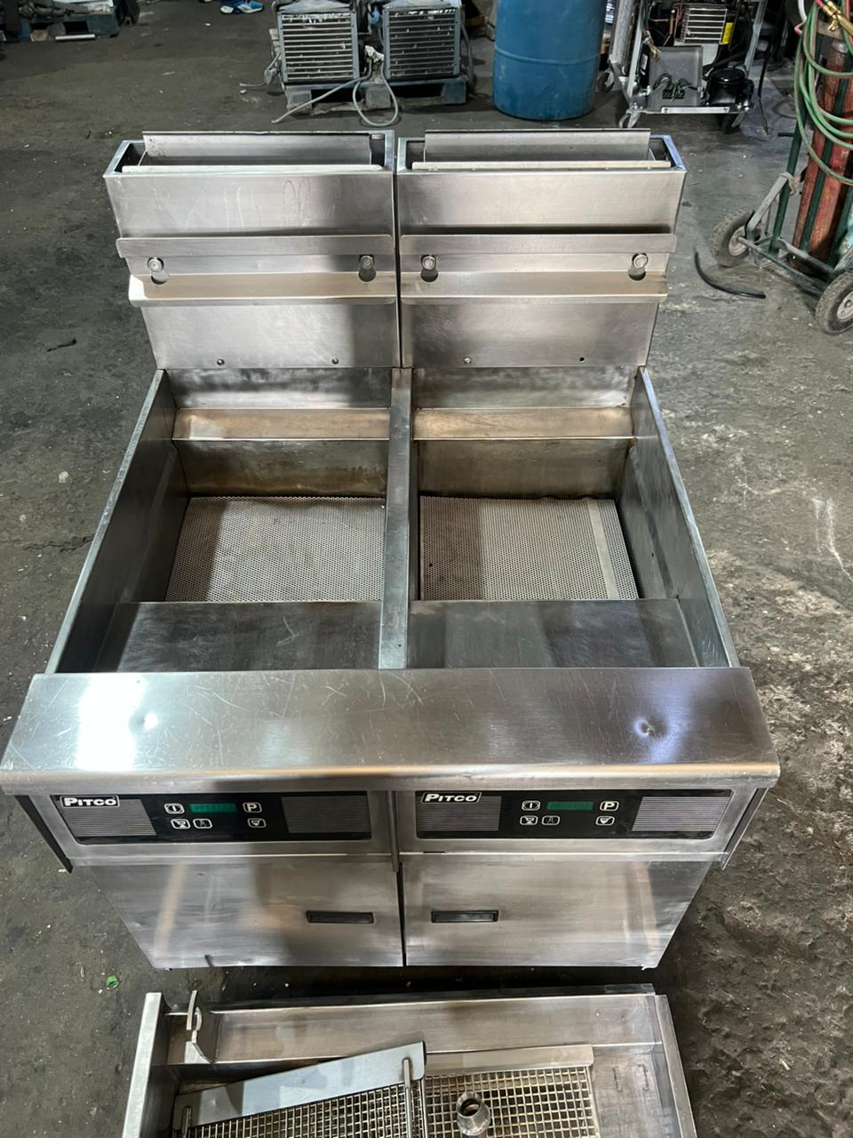 Freidora 2 Tinas Pitco SSH55 (Reacondicionado)