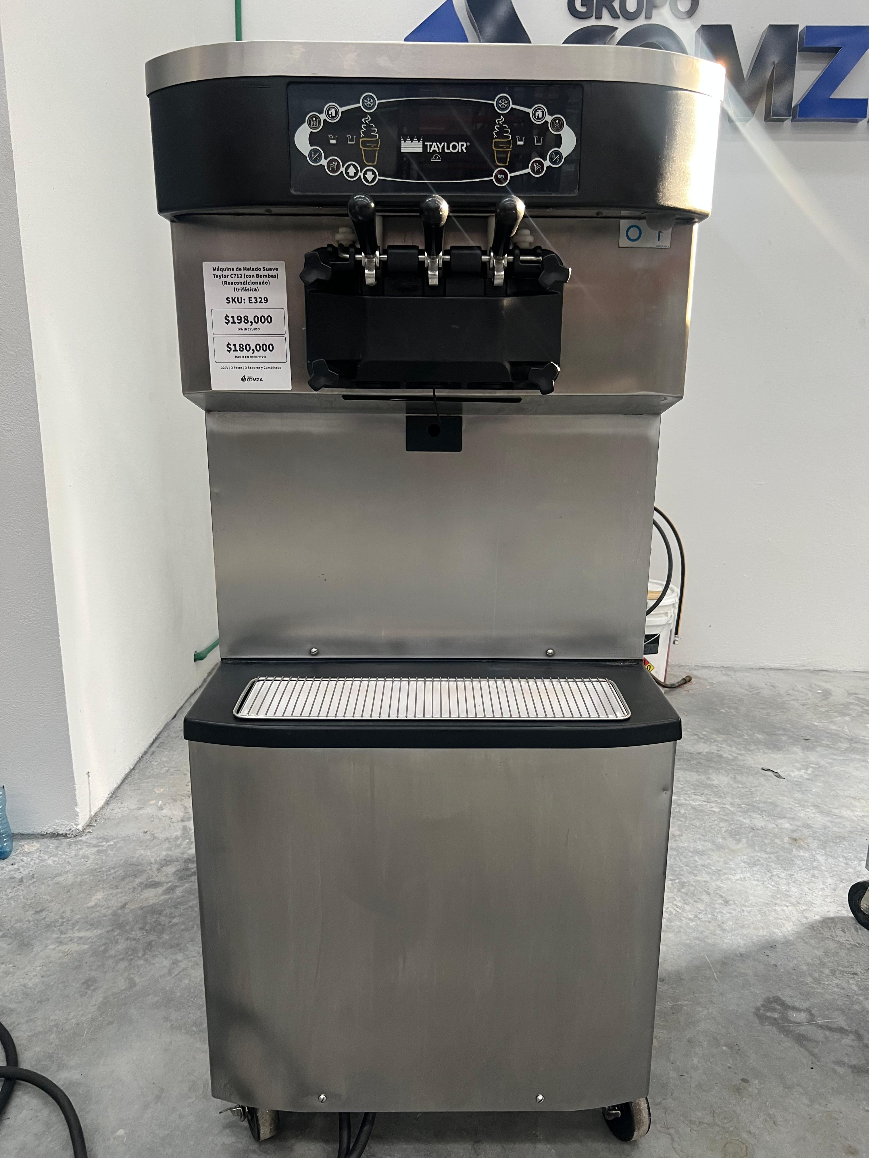 Máquina de Helado Taylor C712 (trifásica) (con bombas) (Reacondicionado)