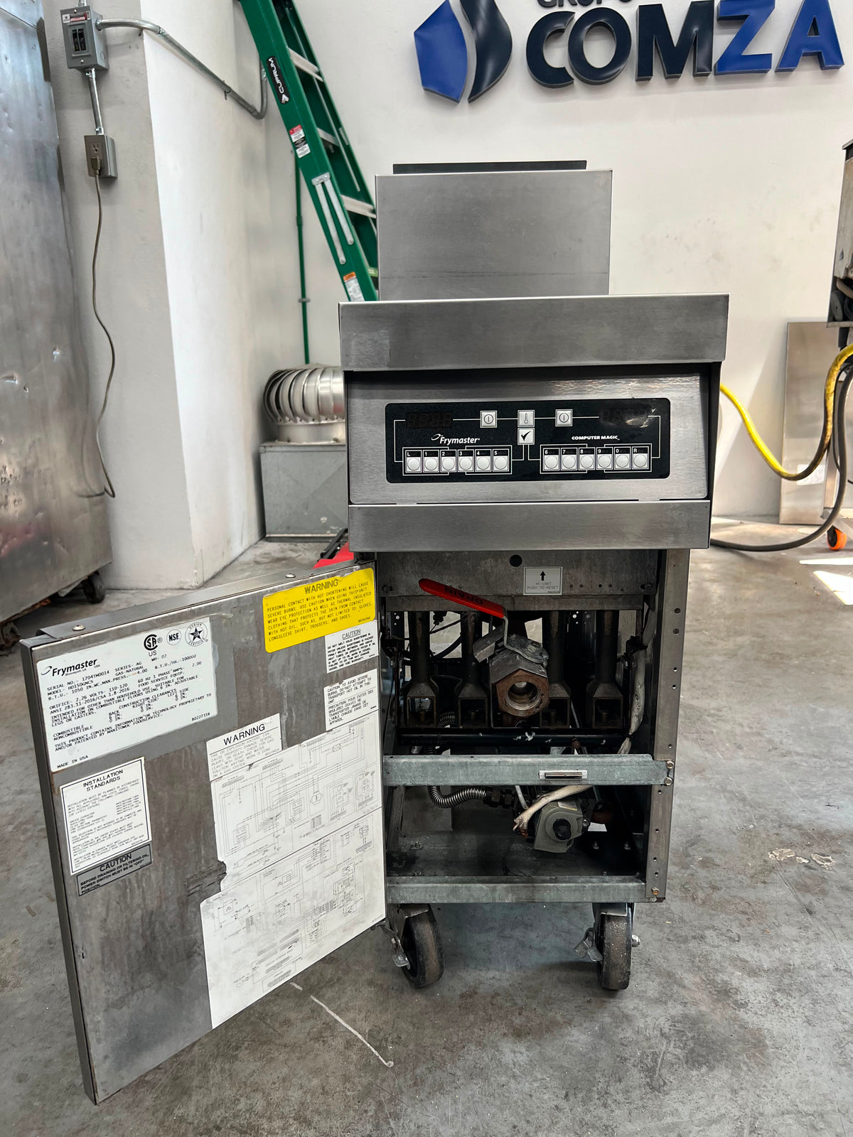 Freidora 1 Tina Frymaster HD150GNCS (Reacondicionado)