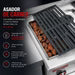 Estufa Múltiple a Gas, Asador, Plancha, Freidora, Horno Grande Coriat MULTIPLE TURBO MASTER DE PISO