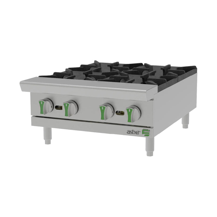 Parrilla 4 Quemadores Asber AEHP-4-24-EM