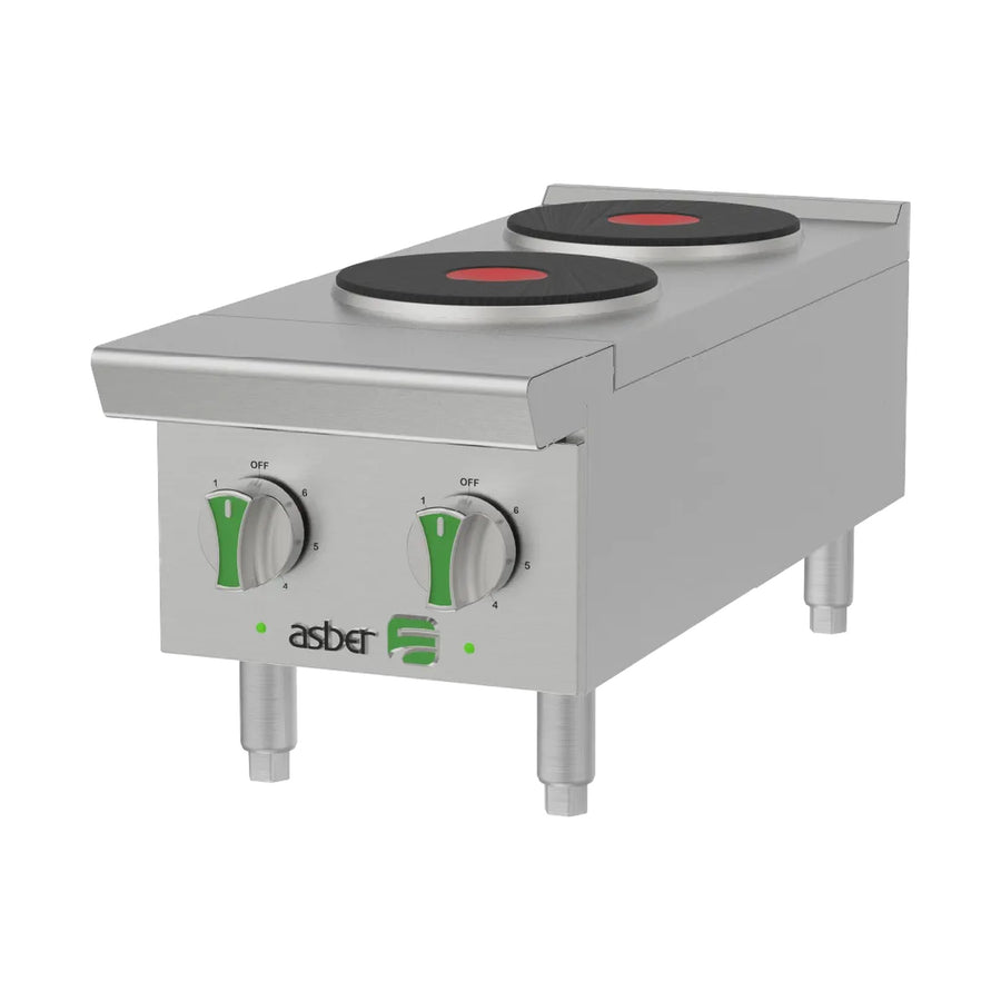 Parrilla Eléctrica 2 Placas Asber AEHP-E-2-12-EM