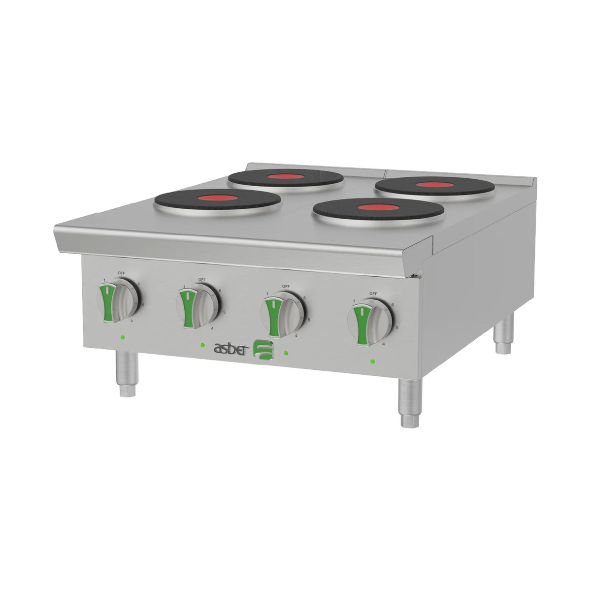 Parrilla Eléctrica 4 Placas Asber AEHP-E-4-24-EM