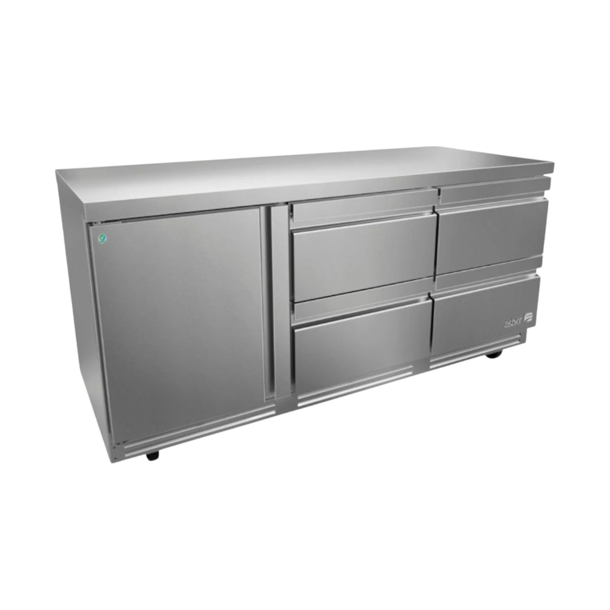 Mesa Refrigerada 4 Cajones y 1 Puerta Asber AUTR-72-D4-P-HC