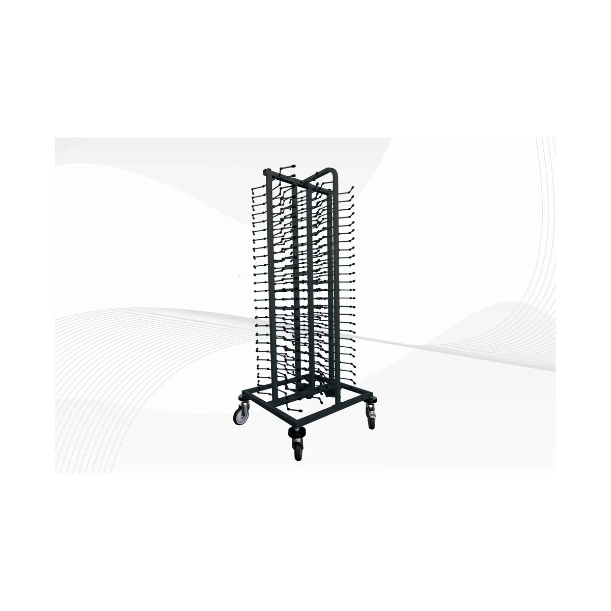 Carro Porta Platos 100 Platos Asber CPP-100