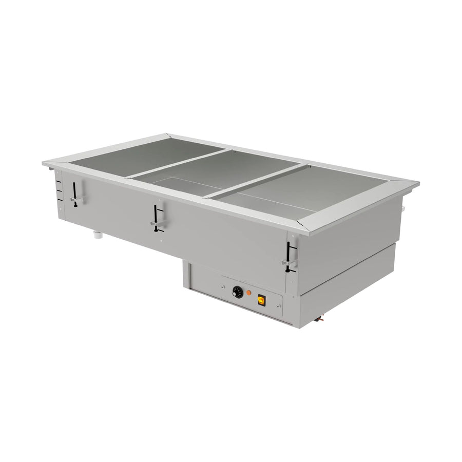Baño María Eléctrico 3 Insertos Asber DBM-311-S-W