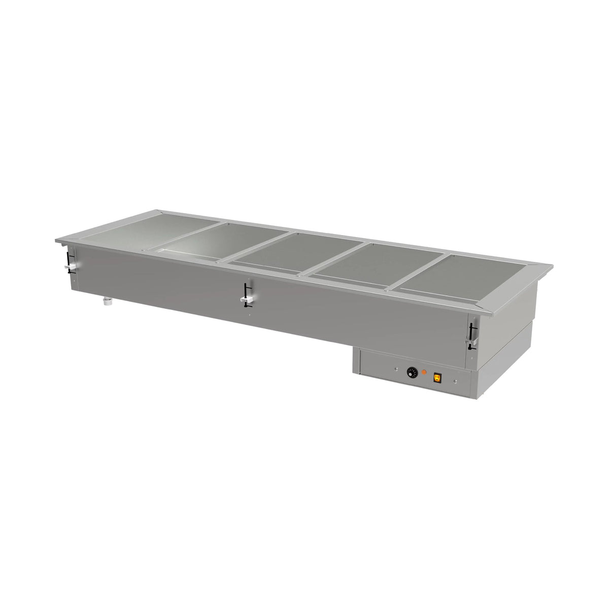 Baño María Eléctrico 5 Insertos Asber DBM-511-S-W